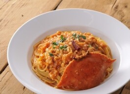 渡り蟹のトマトクリーム
