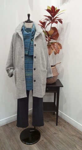 裏付き長丈ジャケット