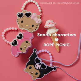 サンリオキャラクターズ×ROPÉ PICNIC コラボレーションアイテムが登場!