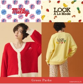 『milky / LOOK A La Mode × Green Parks』