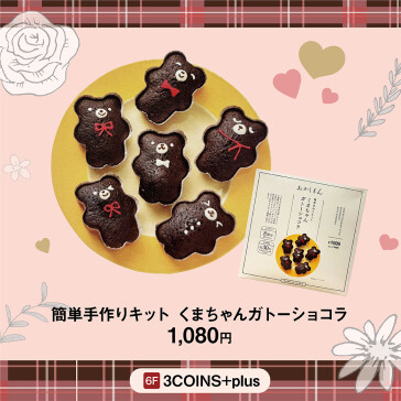 簡単手作りキット くまちゃんガトーショコラ
