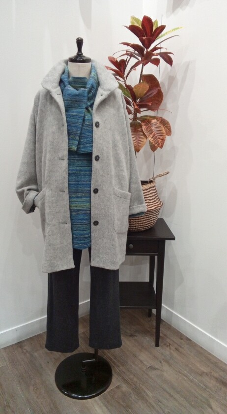 裏付き長丈ジャケット