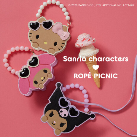 サンリオキャラクターズ×ROPÉ PICNIC コラボレーションアイテムが登場！