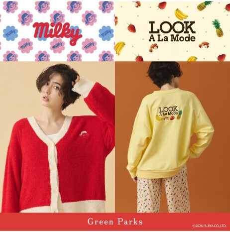 『milky / LOOK A La Mode × Green Parks』